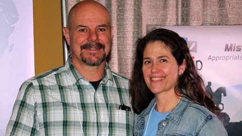 Brian & Ruth Dyck developing a walking tractor for Uganda.